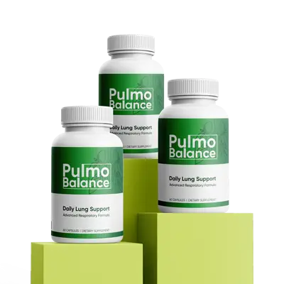 Pulmo Balance Natural Respiratory Support Supplement Bottle